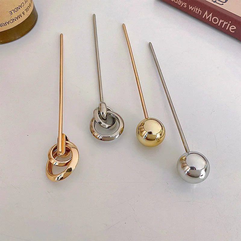 Vintage Chinese Style Hairpins Hair Stick Women Metal Glaze Hair Fork Hair Chopsticks Woman Girls Jewelry Accessories 2022