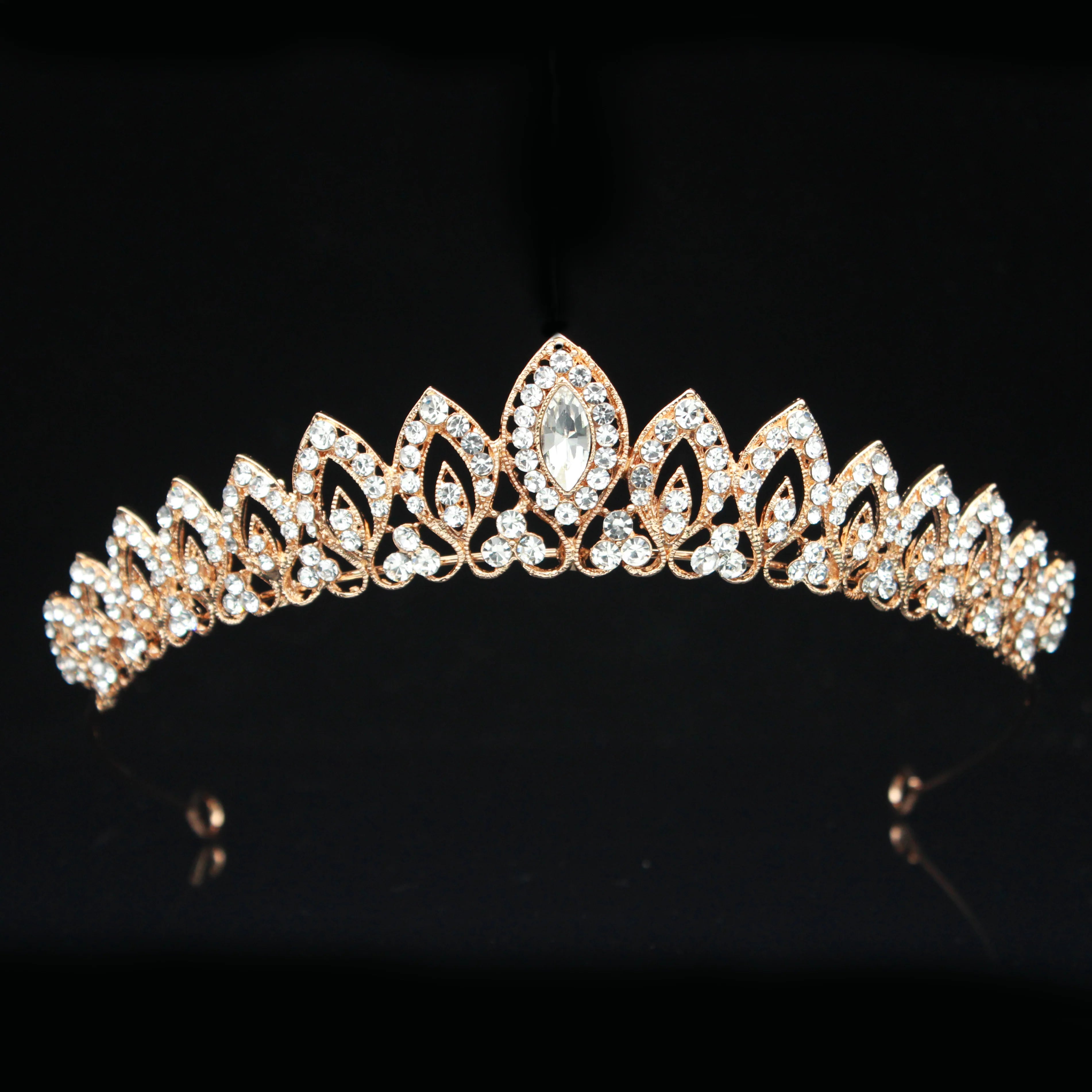 Crystal Bridal Tiara Crowns for Women Princess Diadem Headband Hair Ornament Bride Headpiece Wedding Hair Jewelry Accessories