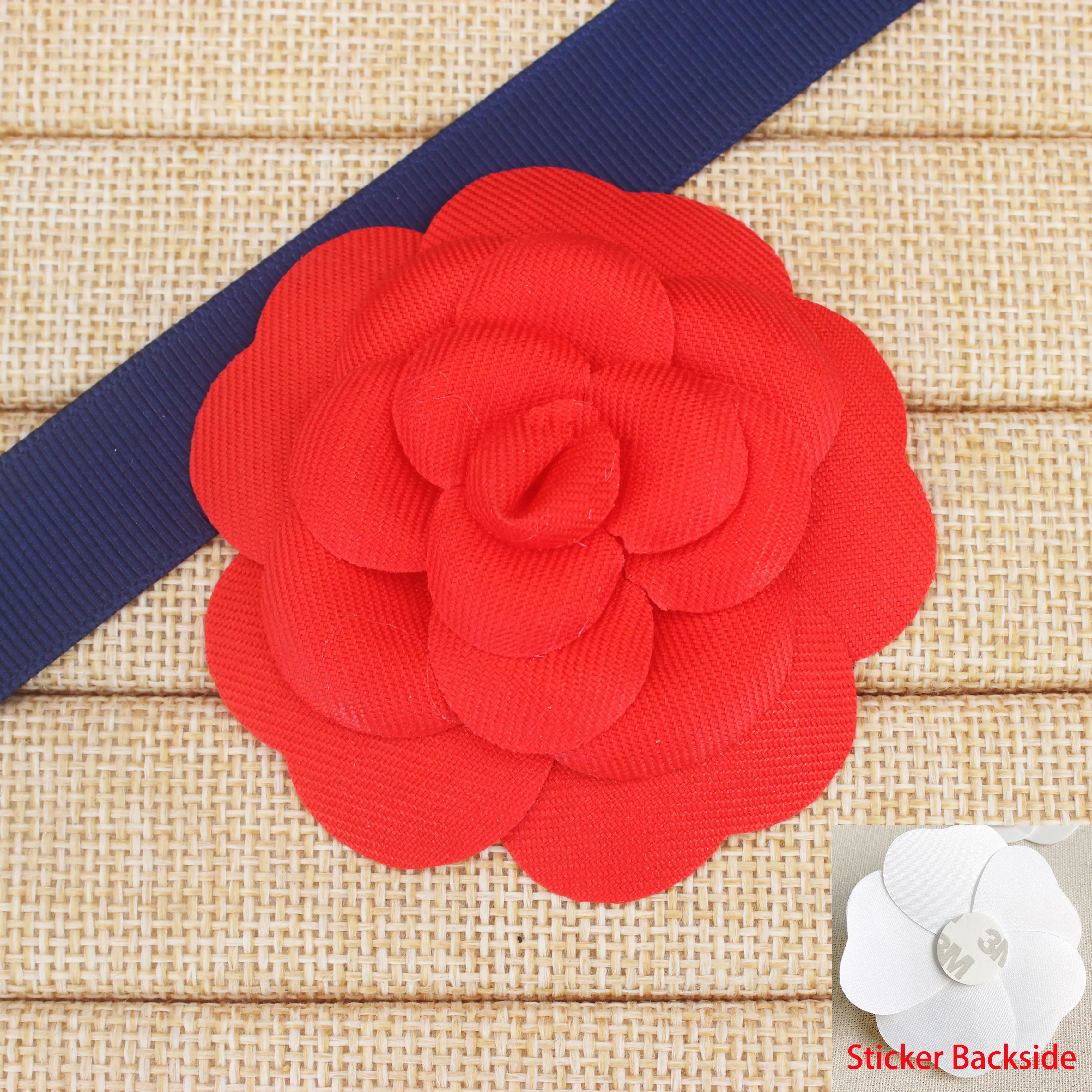 New Fabric Camellia Flower Brooch Pins Fashion Jewelry Cardigan Shirt Corsage Badge Luxulry Brooches for Women Accessories