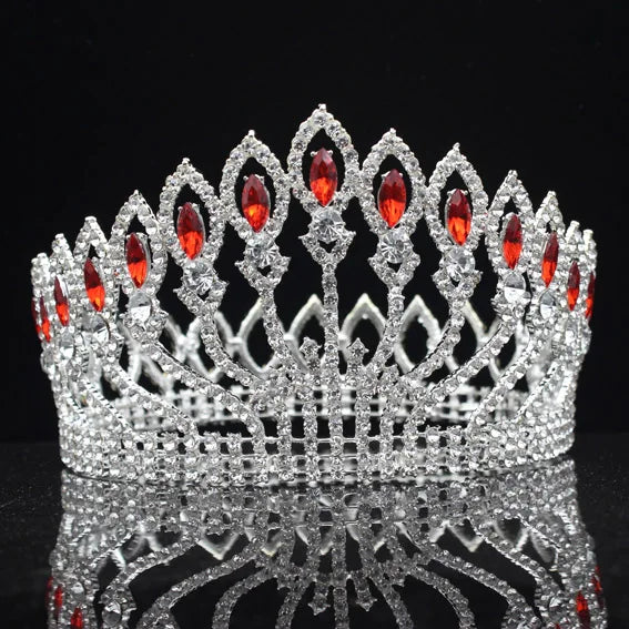 16 Colors Sparkling Crystal Wedding Bridal Tiaras and Crowns Bride Headpiece Girl/Women Diadem Wedding Hair Jewelry Accessories