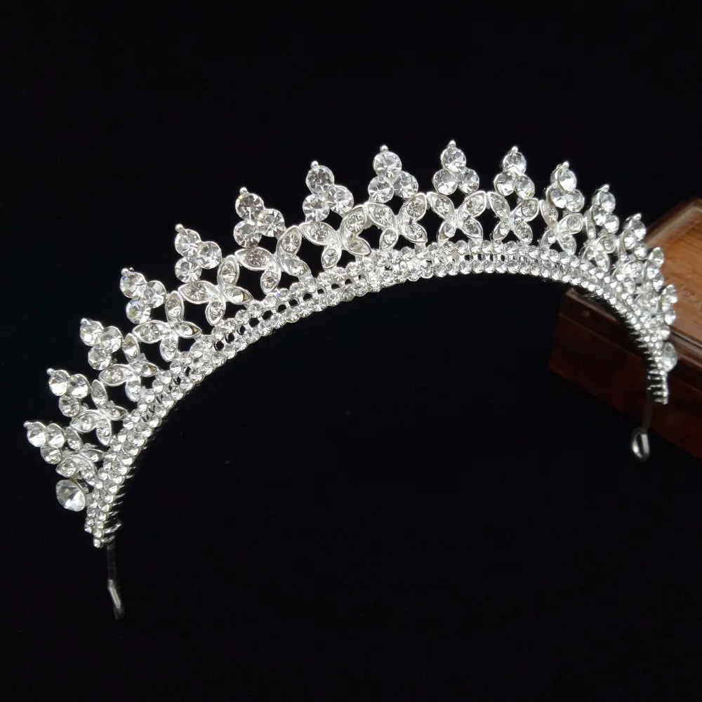 19 Designs Crystal Wedding Bridal Tiara Crowns for Women Princess Hair Ornament Fashion Bride Headpiece Hair Jewelry Accessories