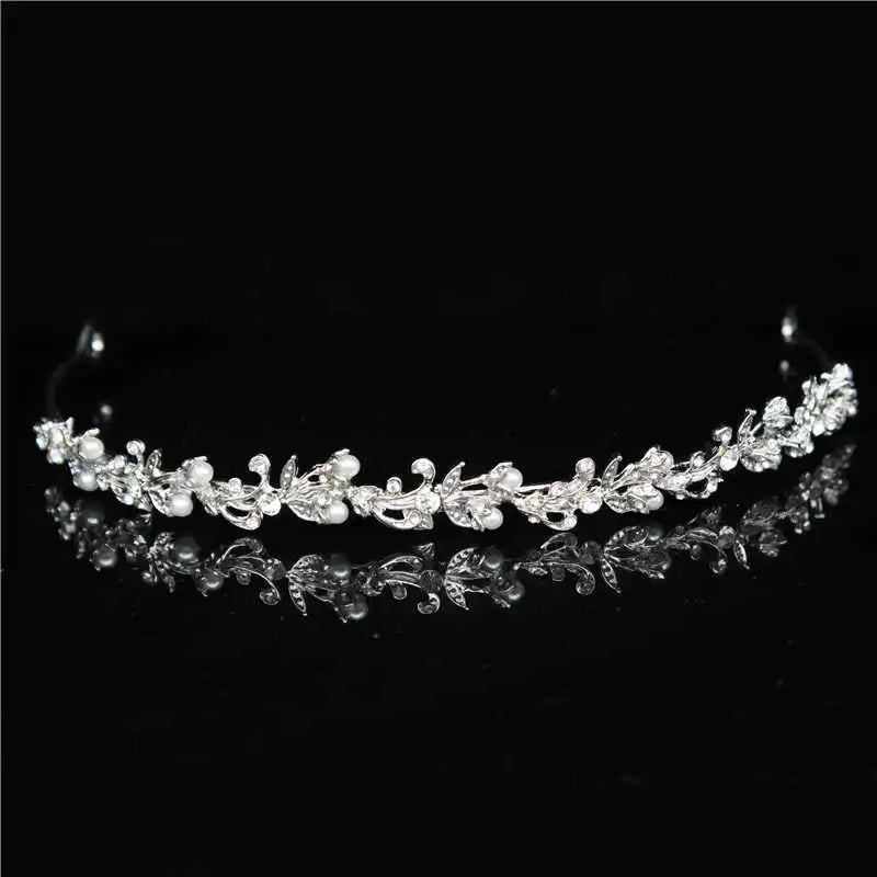 Crystal Bridal Tiara Crowns for Women Princess Diadem Headband Hair Ornament Bride Headpiece Wedding Hair Jewelry Accessories